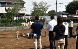 地鎮祭と上棟式